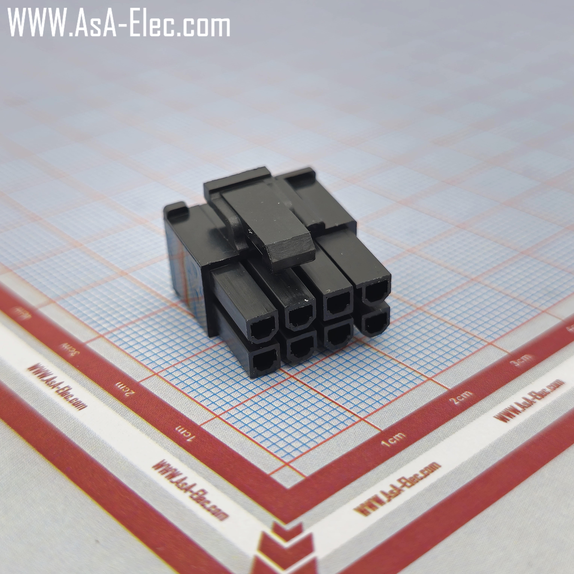 سوکت ATX 4.2 mm مادگی مولکسی 2+6 پین (8 پین)
